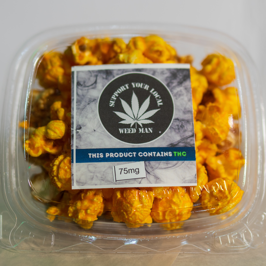 A photo of a 50mg Popcorn from Prohibition THCafe in the Edible category. Tags: Edibles