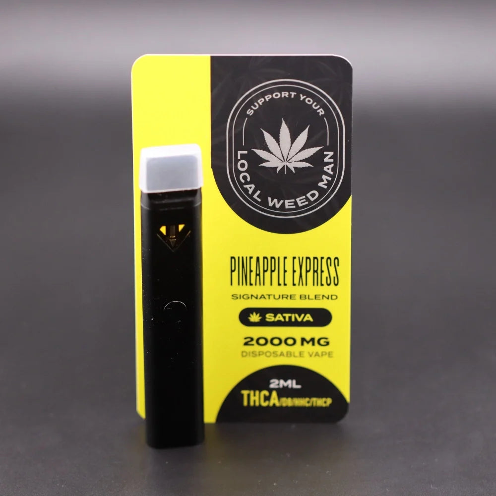 A photo of a 3000mg Pineapple Express Vape - Sativa from Support Your Local Weed Man in the Vape category. Tags: Vapes
