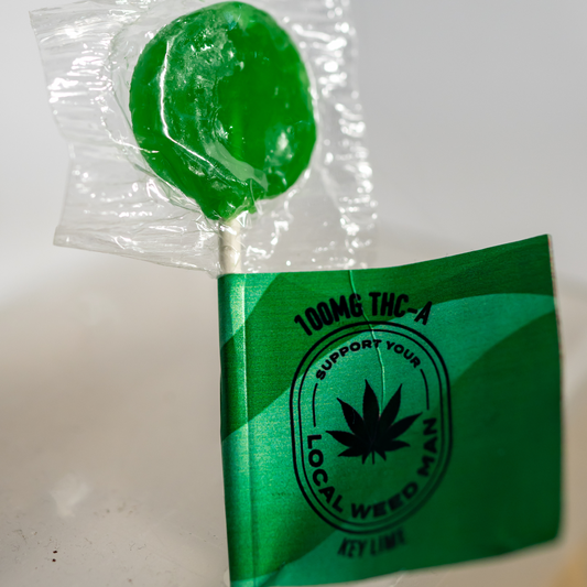 100mg Key Lime Lollipop